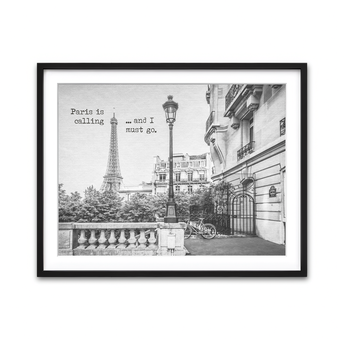 Framed Print 4x3 Black