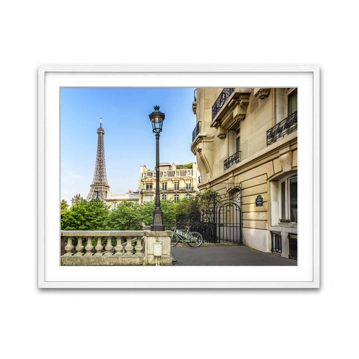 Framed Print 4x3 White