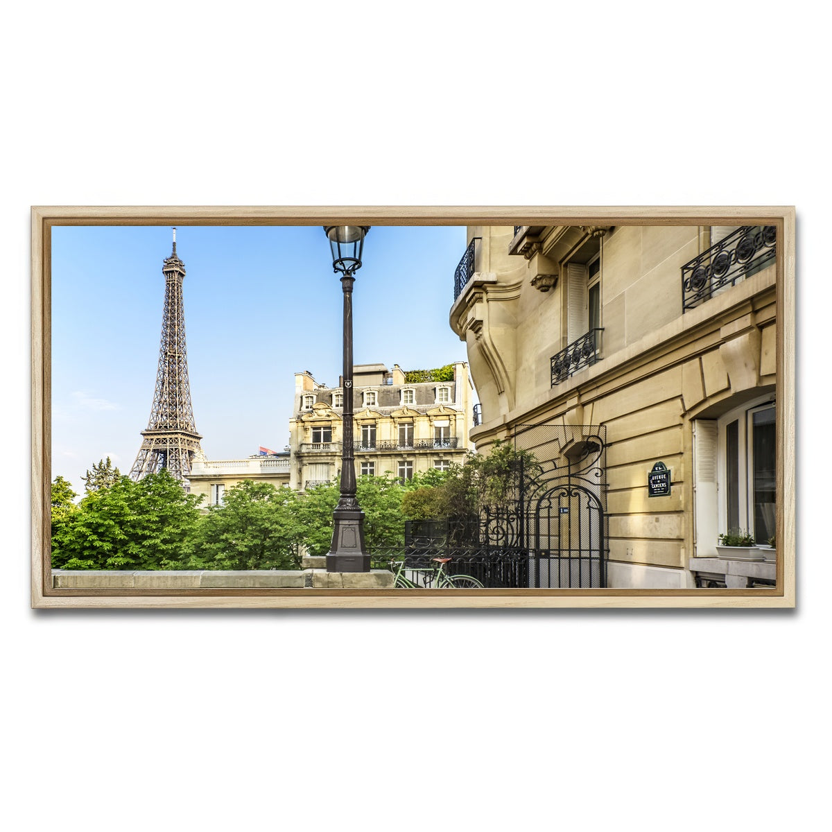 AUTO-MOCKUP WHITE | Parisian Charm | 1 Piece | Natural Framed Canvas | group=2x1