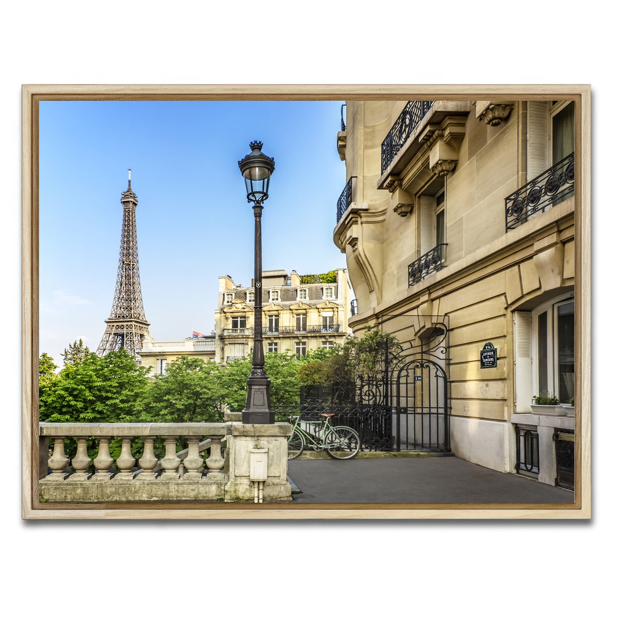 AUTO-MOCKUP WHITE | Parisian Charm | 1 Piece | Natural Framed Canvas | group=4x3