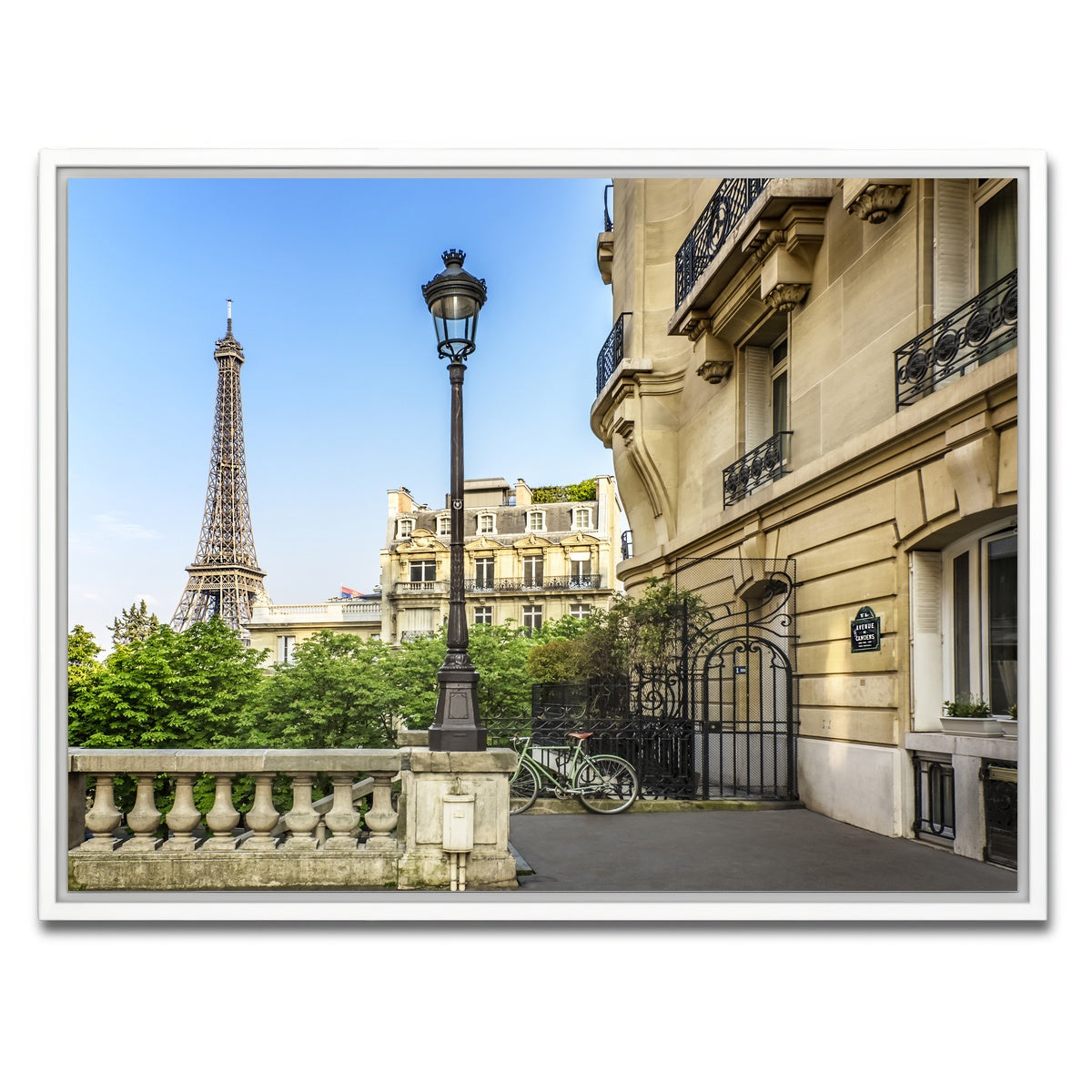 AUTO-MOCKUP WHITE | Parisian Charm | 1 Piece | White Framed Canvas | group=4x3