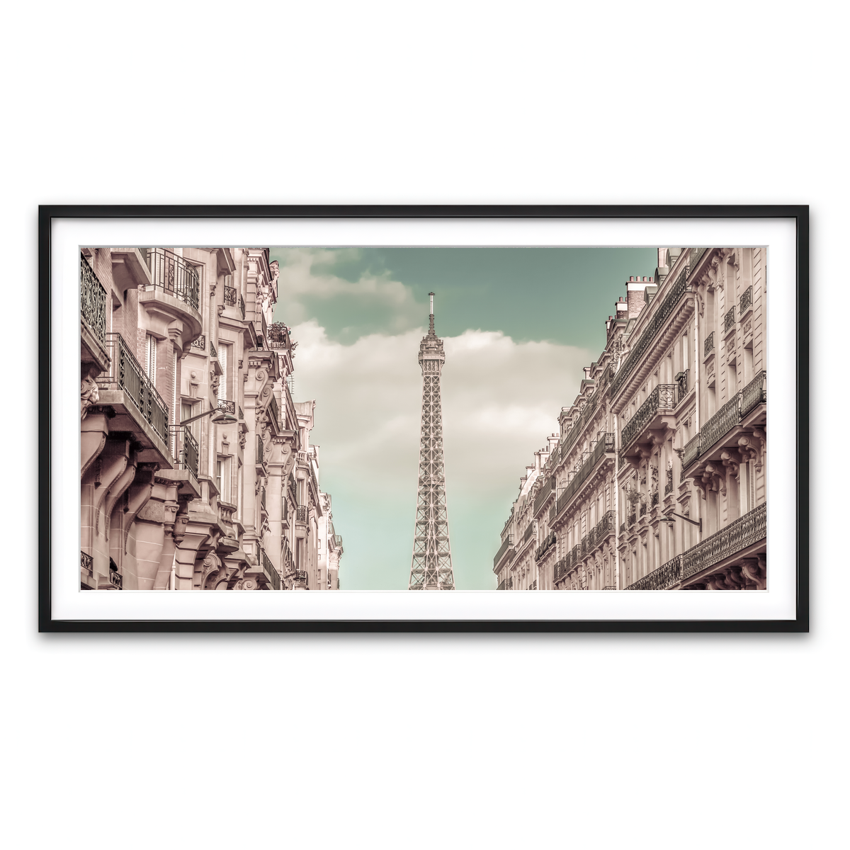 Framed Print 2x1 Black