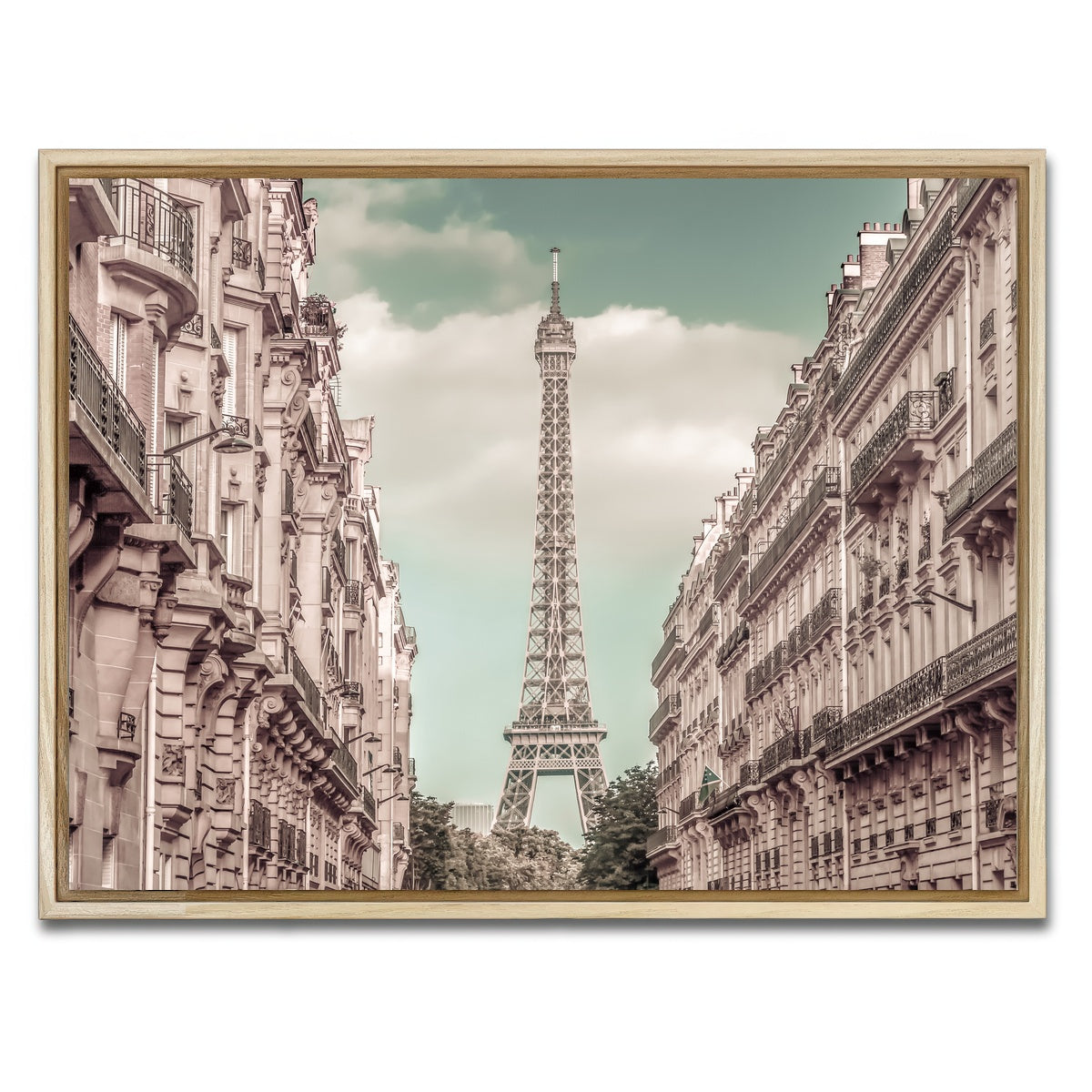 AUTO-MOCKUP WHITE | Parisian Flair | 1 Piece | Natural Framed Canvas | group=4x3