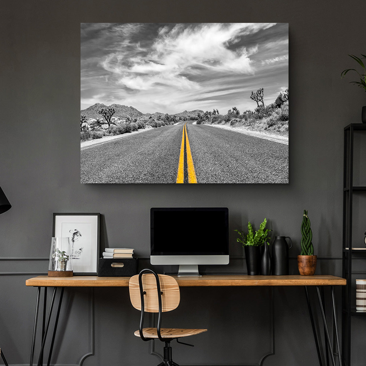 Park Boulevard with Joshua Trees Wall Art