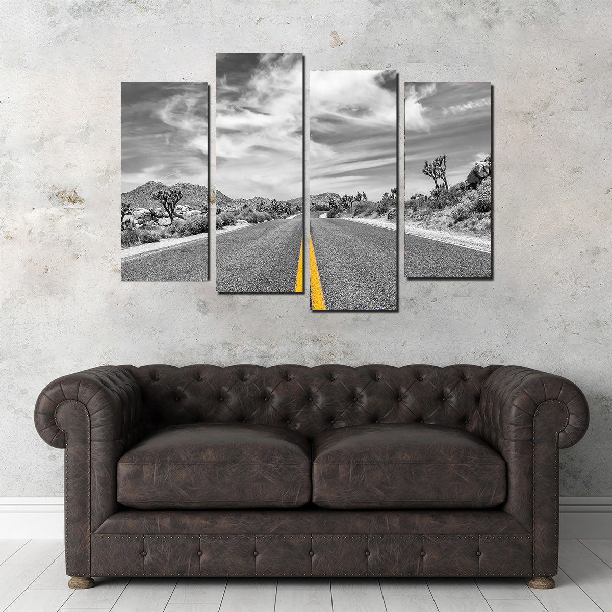 Park Boulevard with Joshua Trees Wall Art