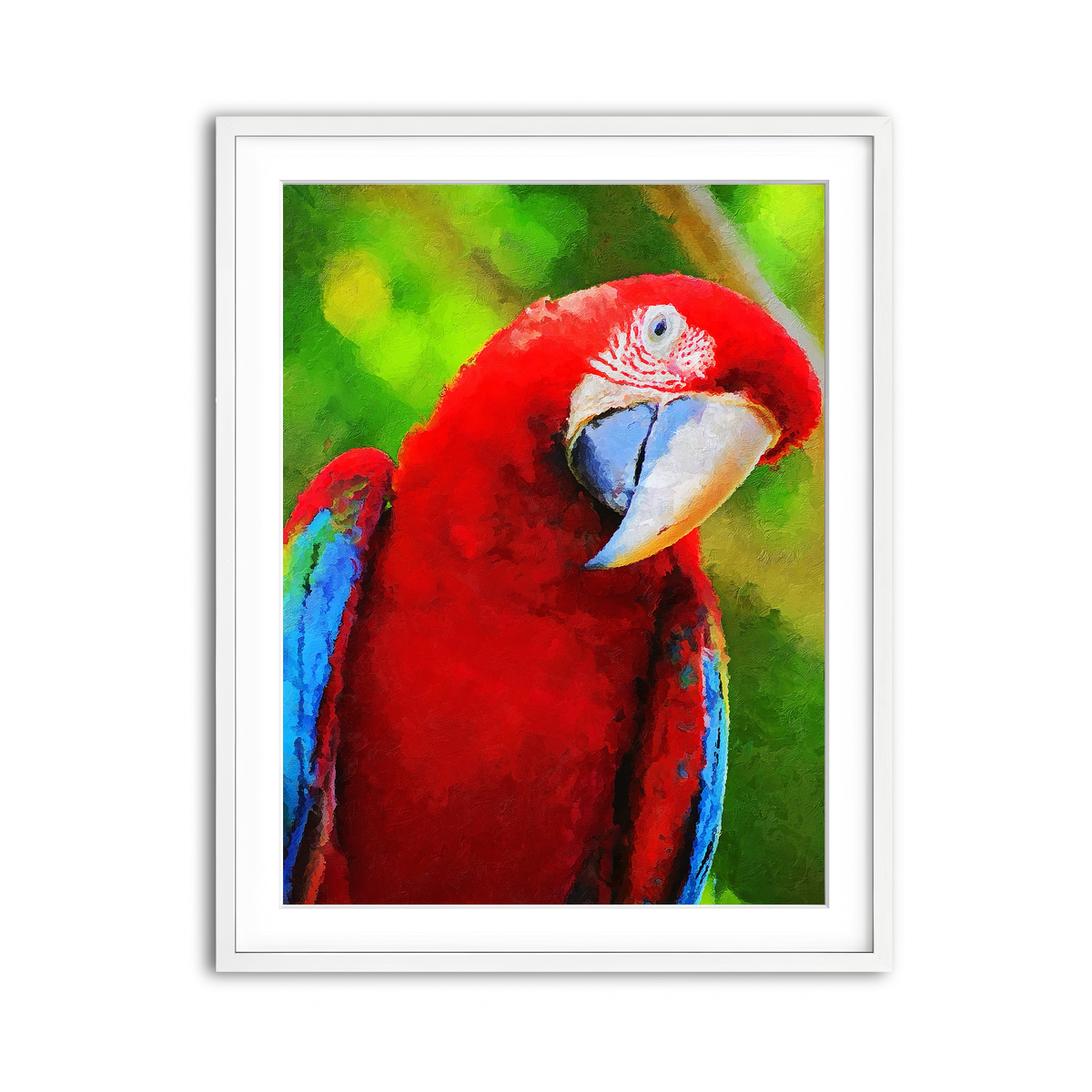 Framed Print 3x4 White