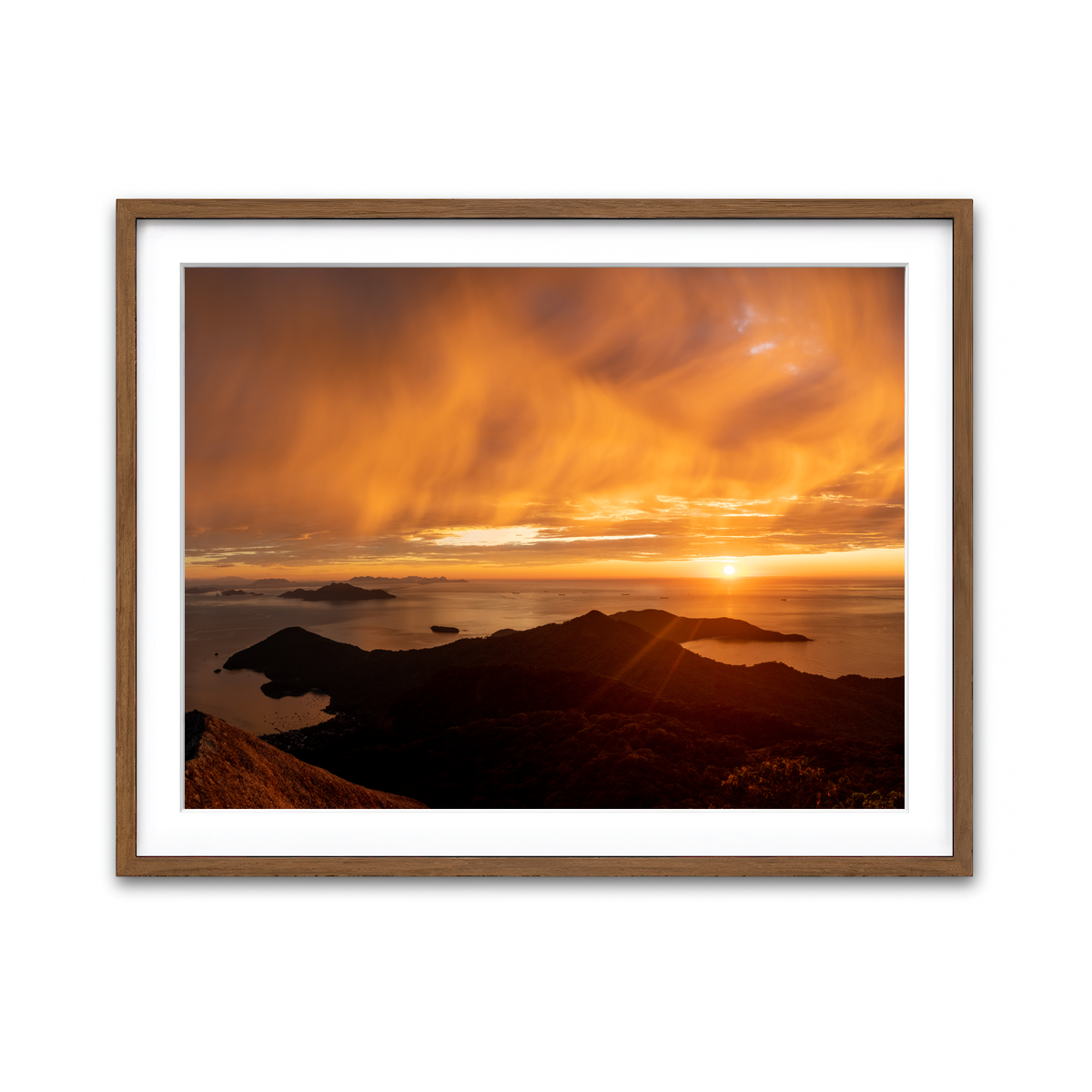 Framed Print 4x3 Walnut