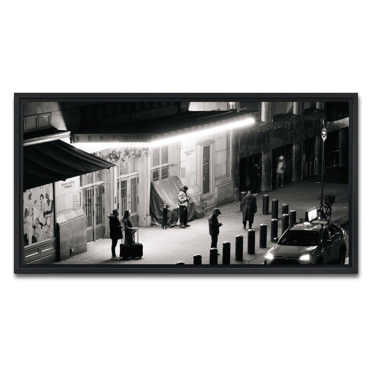 AUTO-MOCKUP WHITE | Passing Through the Night | 1 Piece | Black Framed Canvas | group=2x1