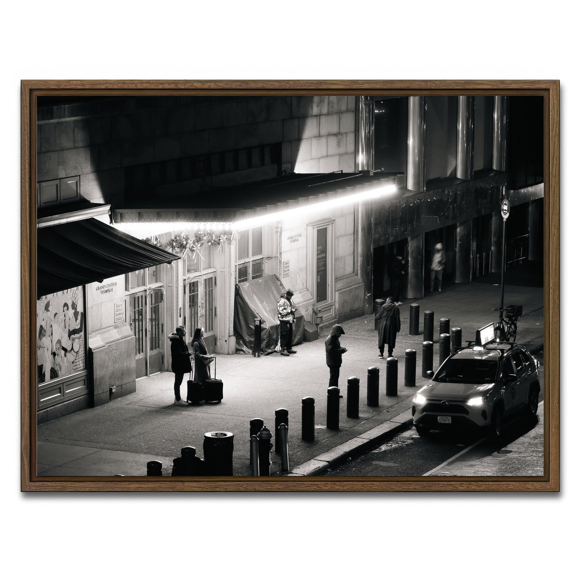 AUTO-MOCKUP WHITE | Passing Through the Night | 1 Piece | Walnut Framed Canvas | group=4x3