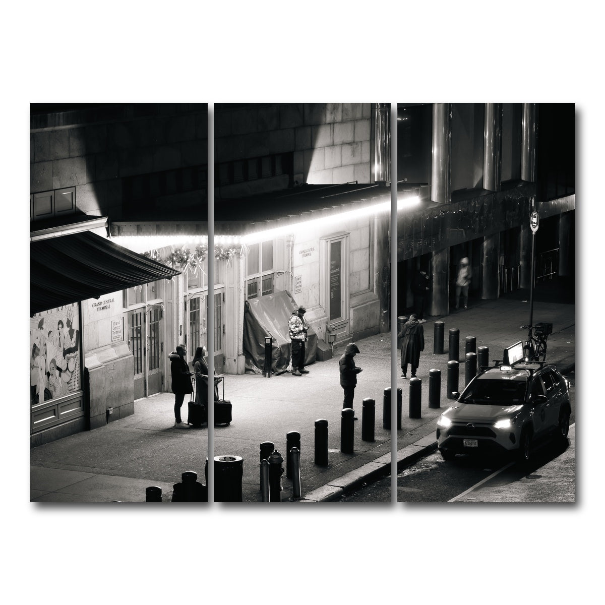 AUTO-MOCKUP WHITE | Passing Through the Night | 3 Piece | Gallery Wrap Canvas | group=8x18