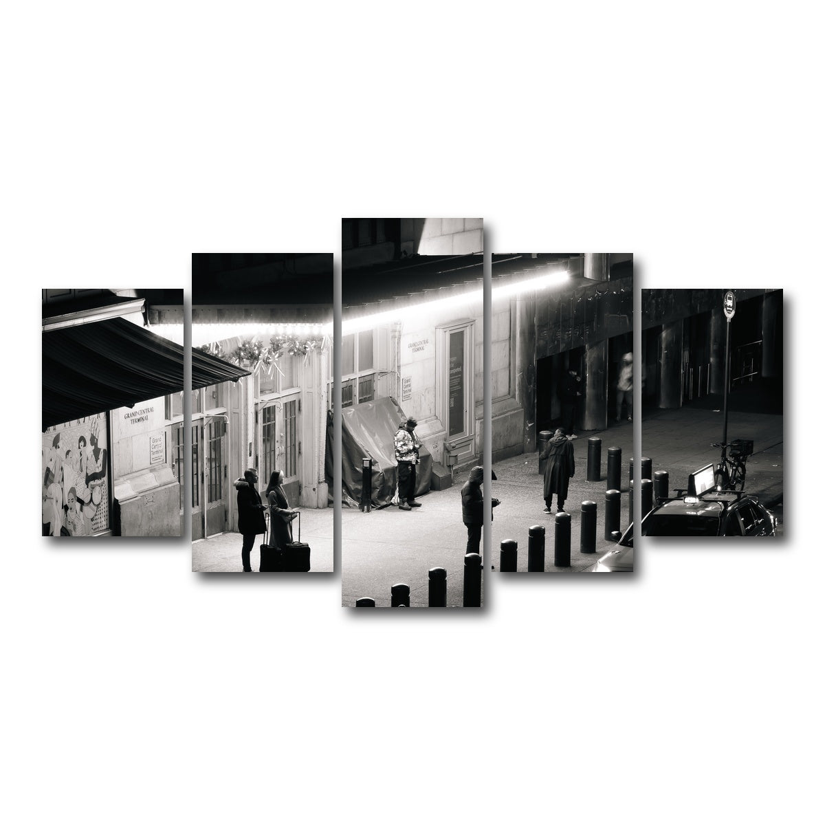 AUTO-MOCKUP WHITE | Passing Through the Night | 5 Piece | Gallery Wrap Canvas | group=5_normal