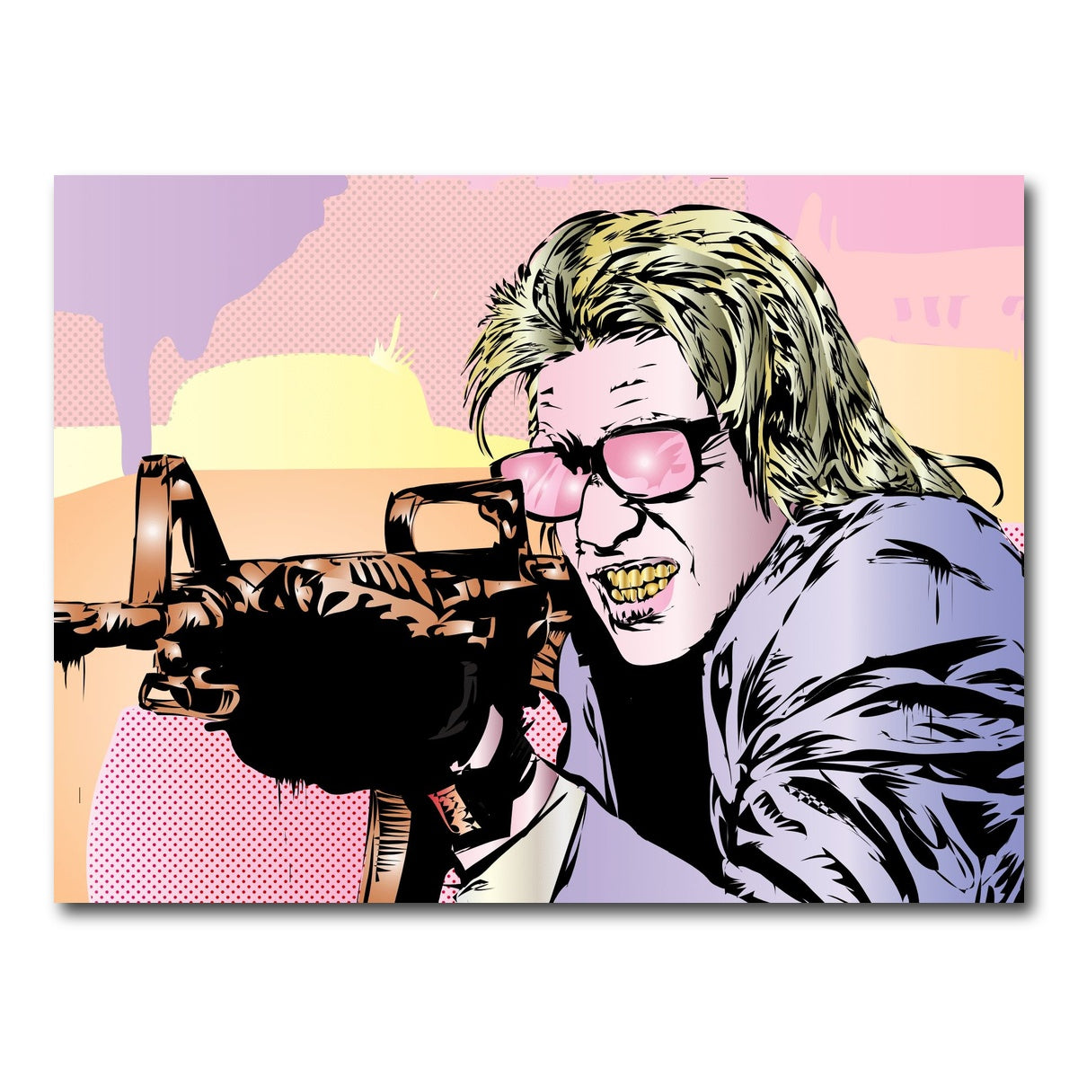 AUTO-MOCKUP WHITE | Pastel Heat | 1 Piece | Gallery Wrap Canvas | group=4x3