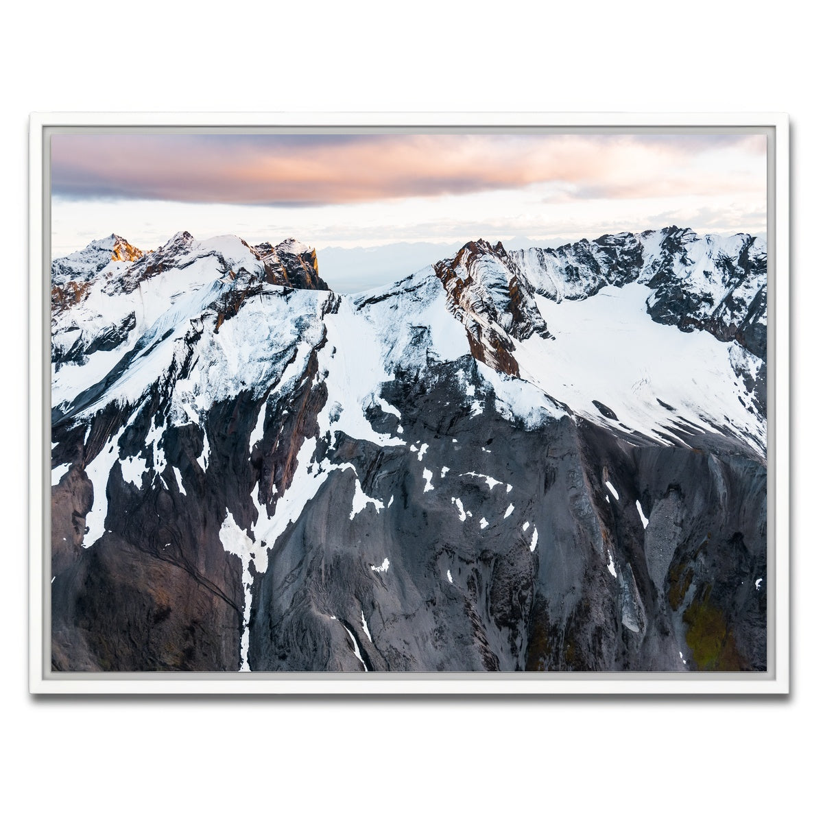AUTO-MOCKUP WHITE | Pastel Mountaintop | 1 Piece | White Framed Canvas | group=4x3