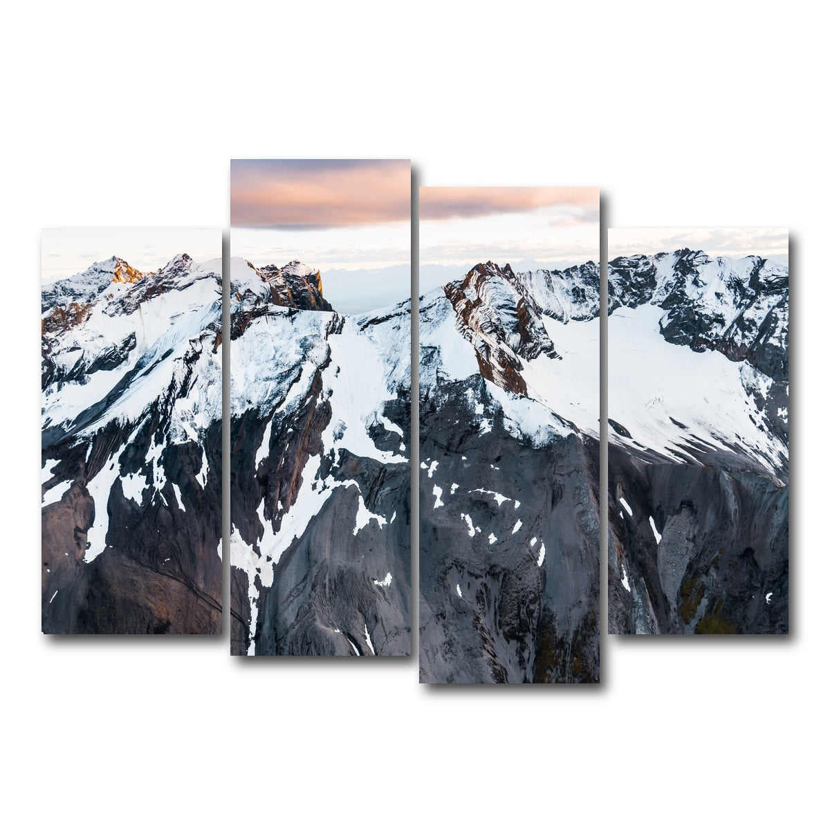 AUTO-MOCKUP WHITE | Pastel Mountaintop | 4 Piece | Gallery Wrap Canvas | group=4_normal