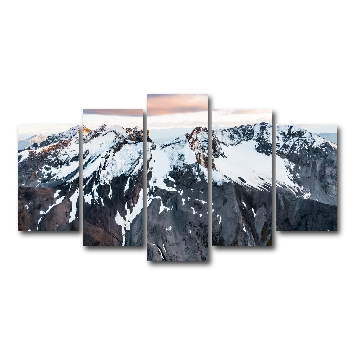 AUTO-MOCKUP WHITE | Pastel Mountaintop | 5 Piece | Gallery Wrap Canvas | group=5_normal
