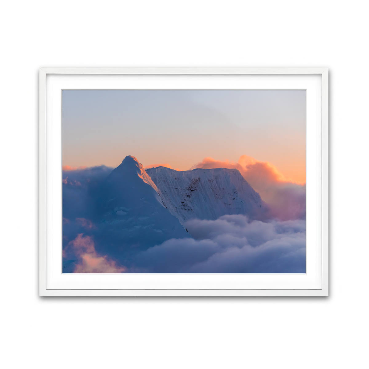 Framed Print 4x3 White