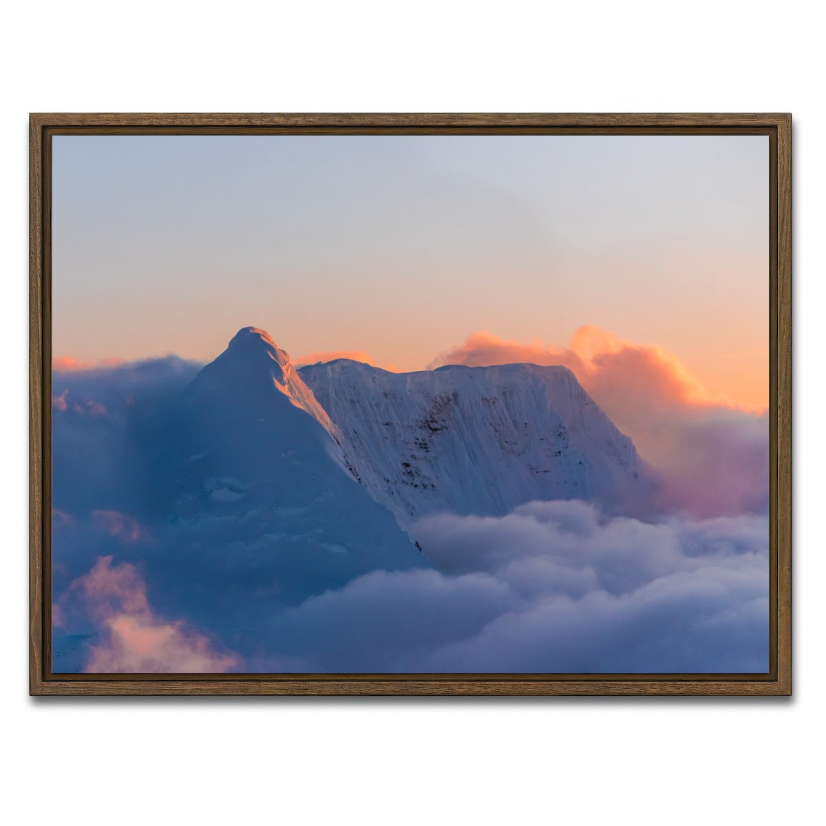 AUTO-MOCKUP WHITE | Pastel Peak | 1 Piece | Walnut Framed Canvas | group=4x3