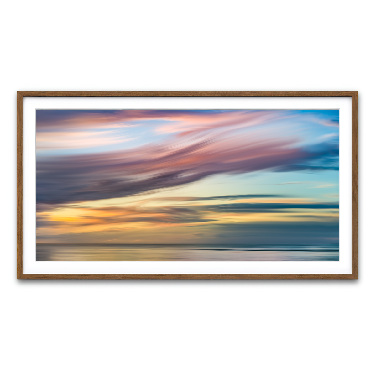 Framed Print 2x1 Walnut
