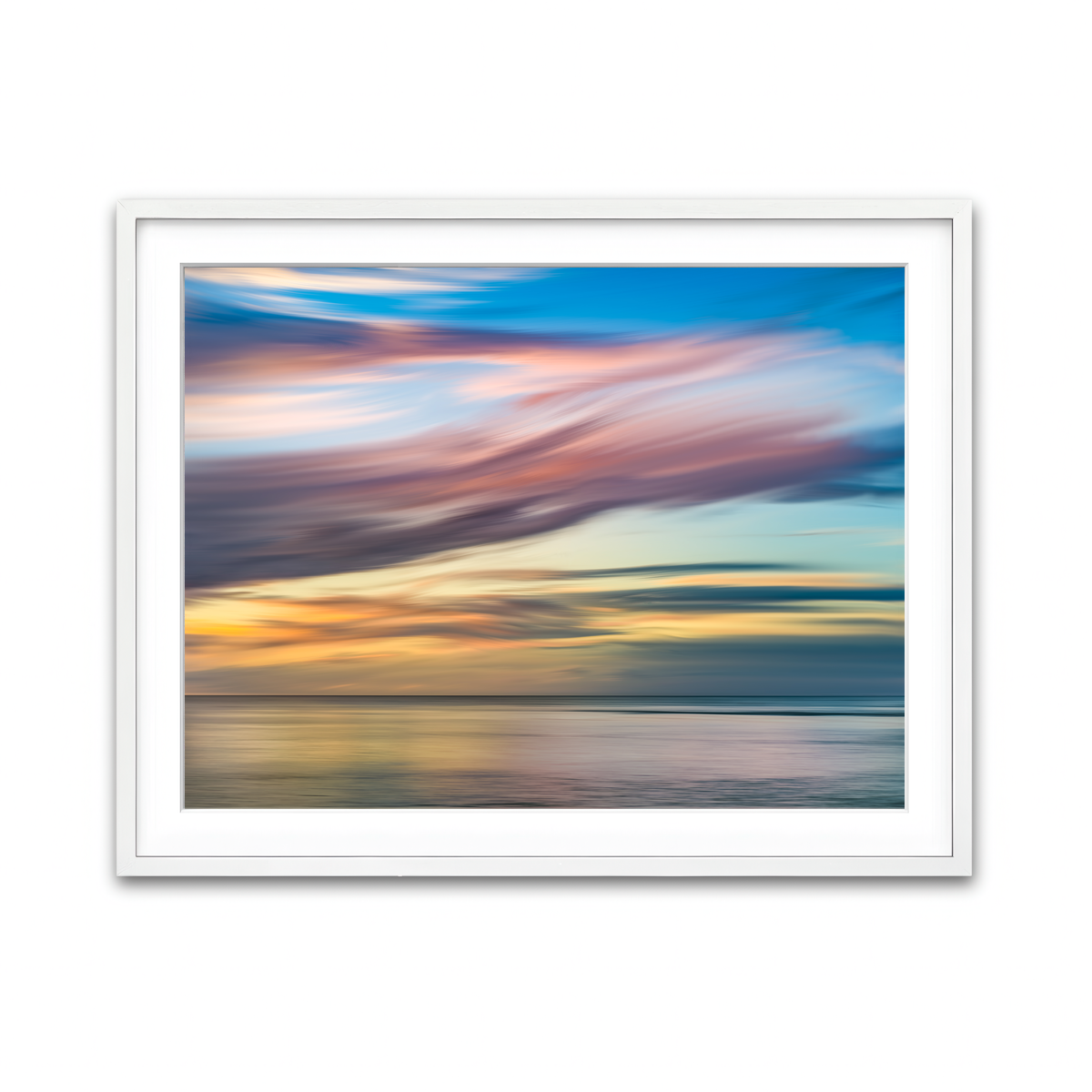 Framed Print 4x3 White