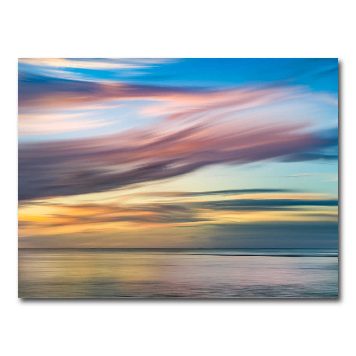 AUTO-MOCKUP WHITE | Pastel Pink Sky | 1 Piece | Gallery Wrap Canvas | group=4x3
