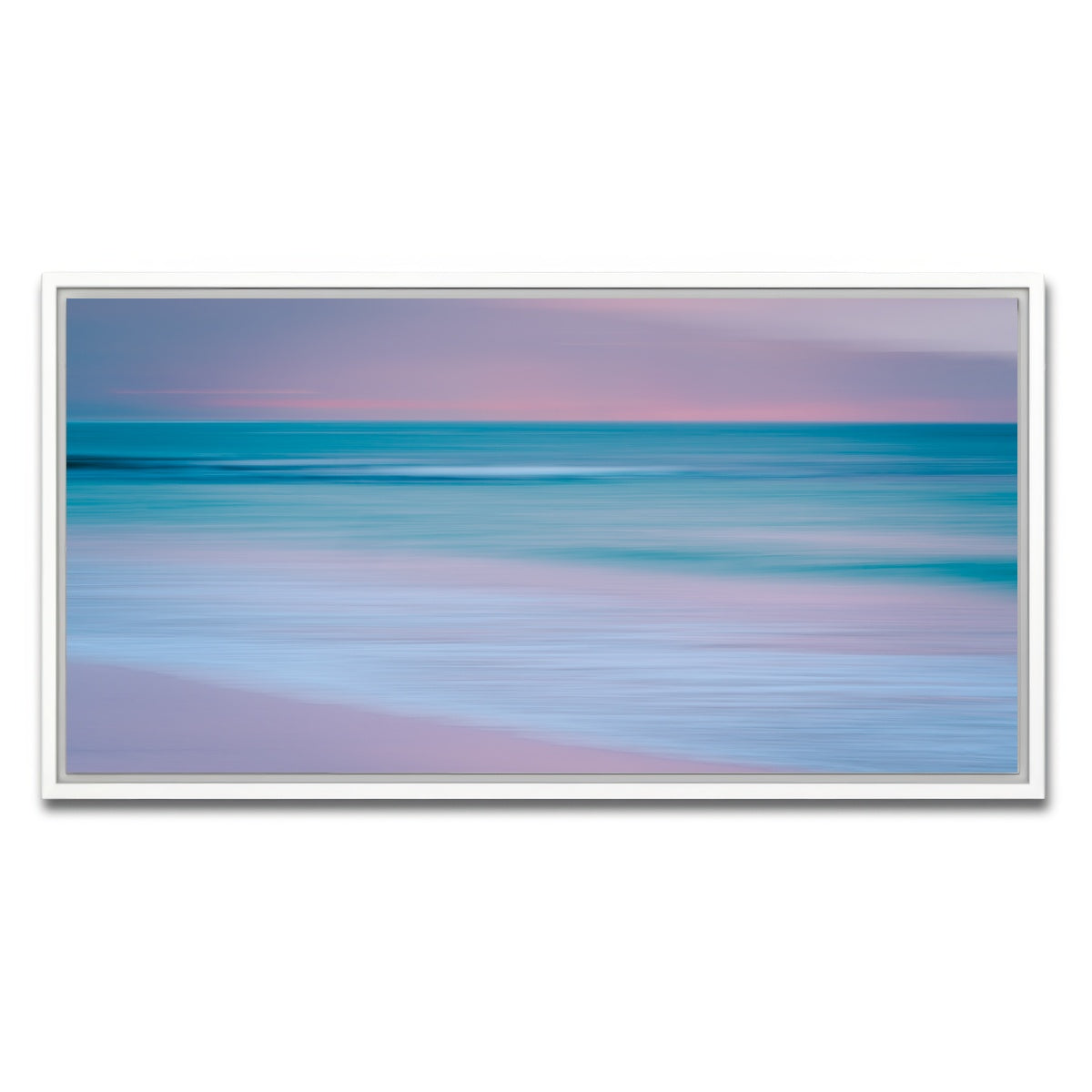 AUTO-MOCKUP WHITE | Pastel Sea | 1 Piece | White Framed Canvas | group=2x1
