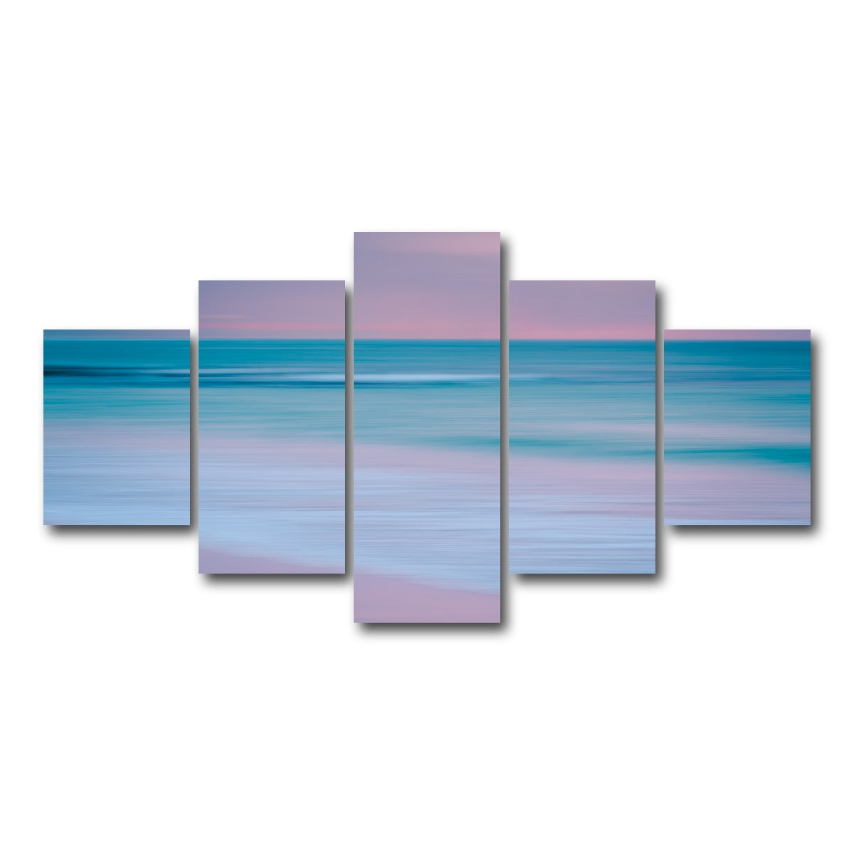 AUTO-MOCKUP WHITE | Pastel Sea | 5 Piece | Gallery Wrap Canvas | group=5_short