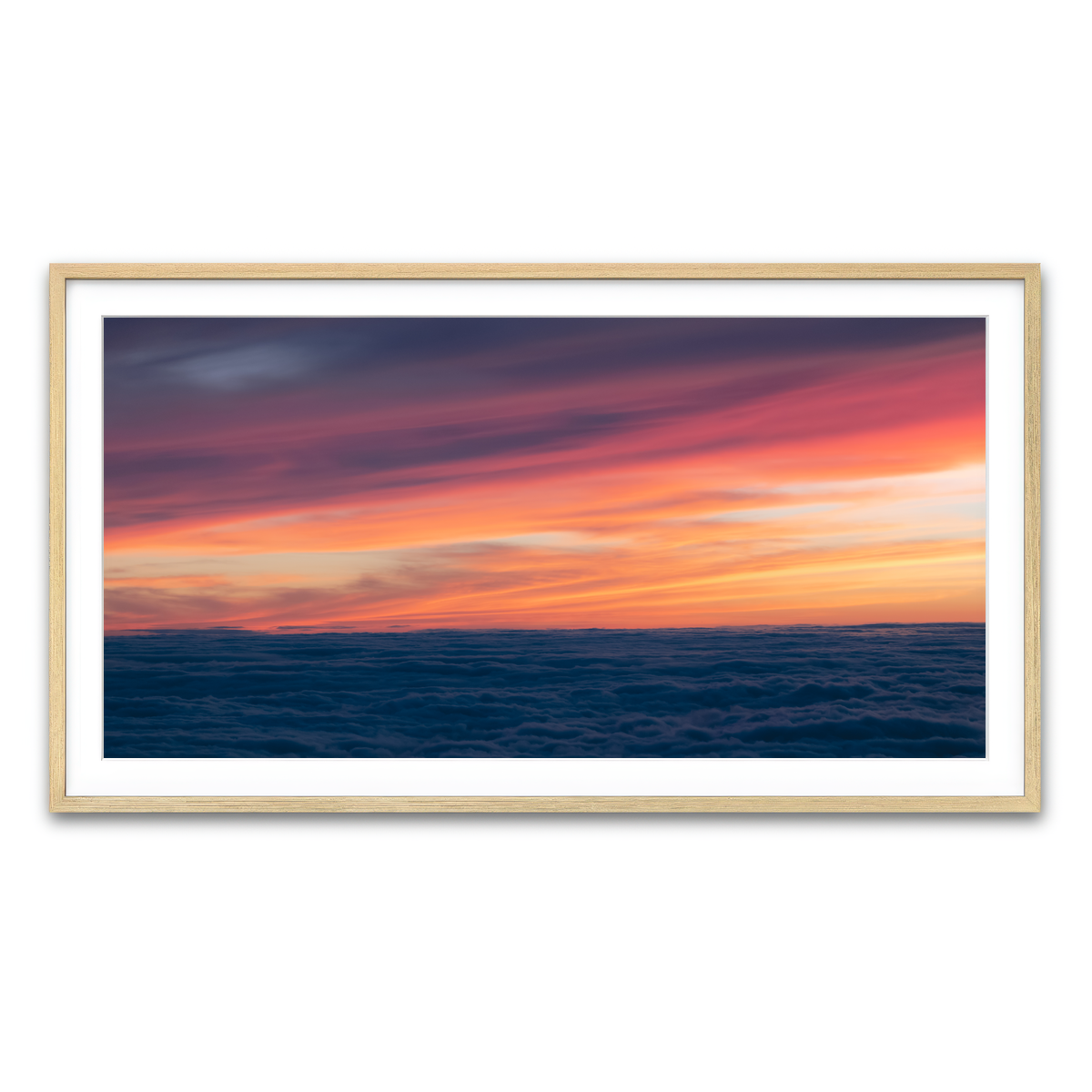 Framed Print 2x1 Natural