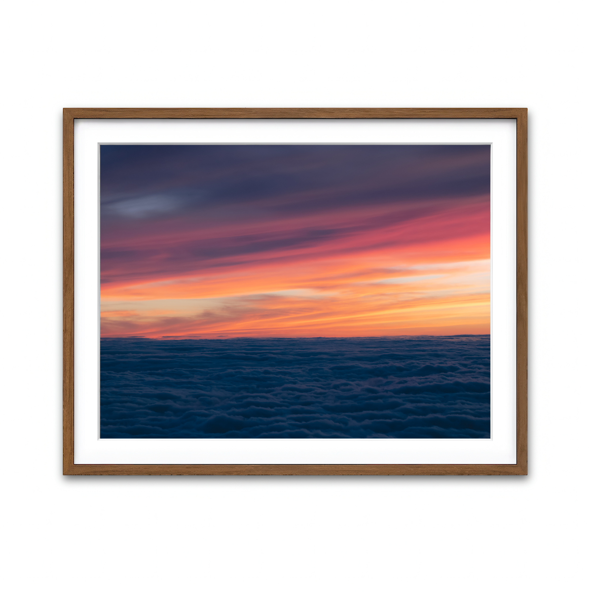 Framed Print 4x3 Walnut