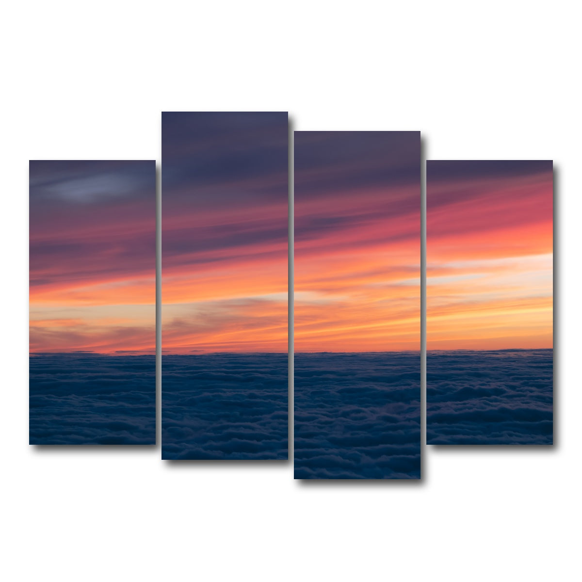 AUTO-MOCKUP WHITE | Pastel Sky | 4 Piece | Gallery Wrap Canvas | group=4_normal