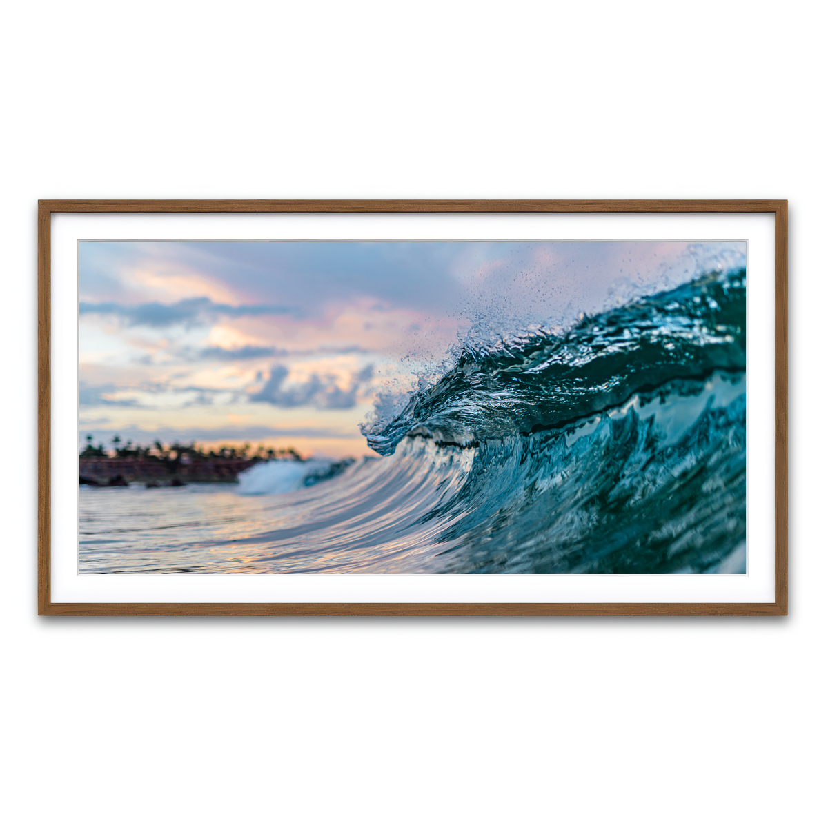 Framed Print 2x1 Walnut