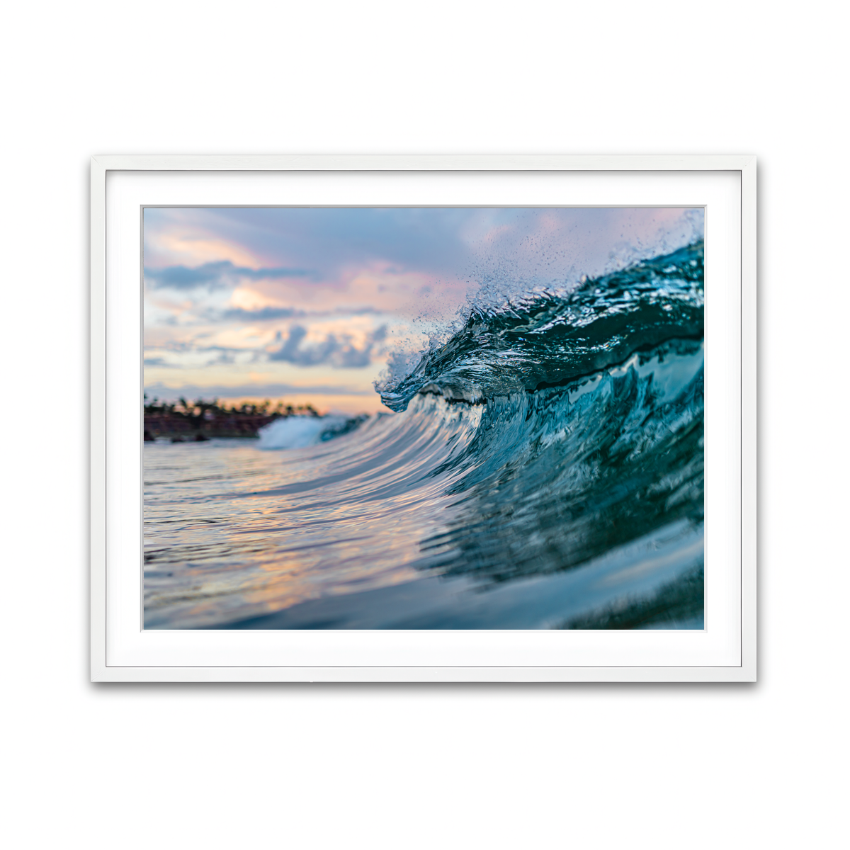 Framed Print 4x3 White