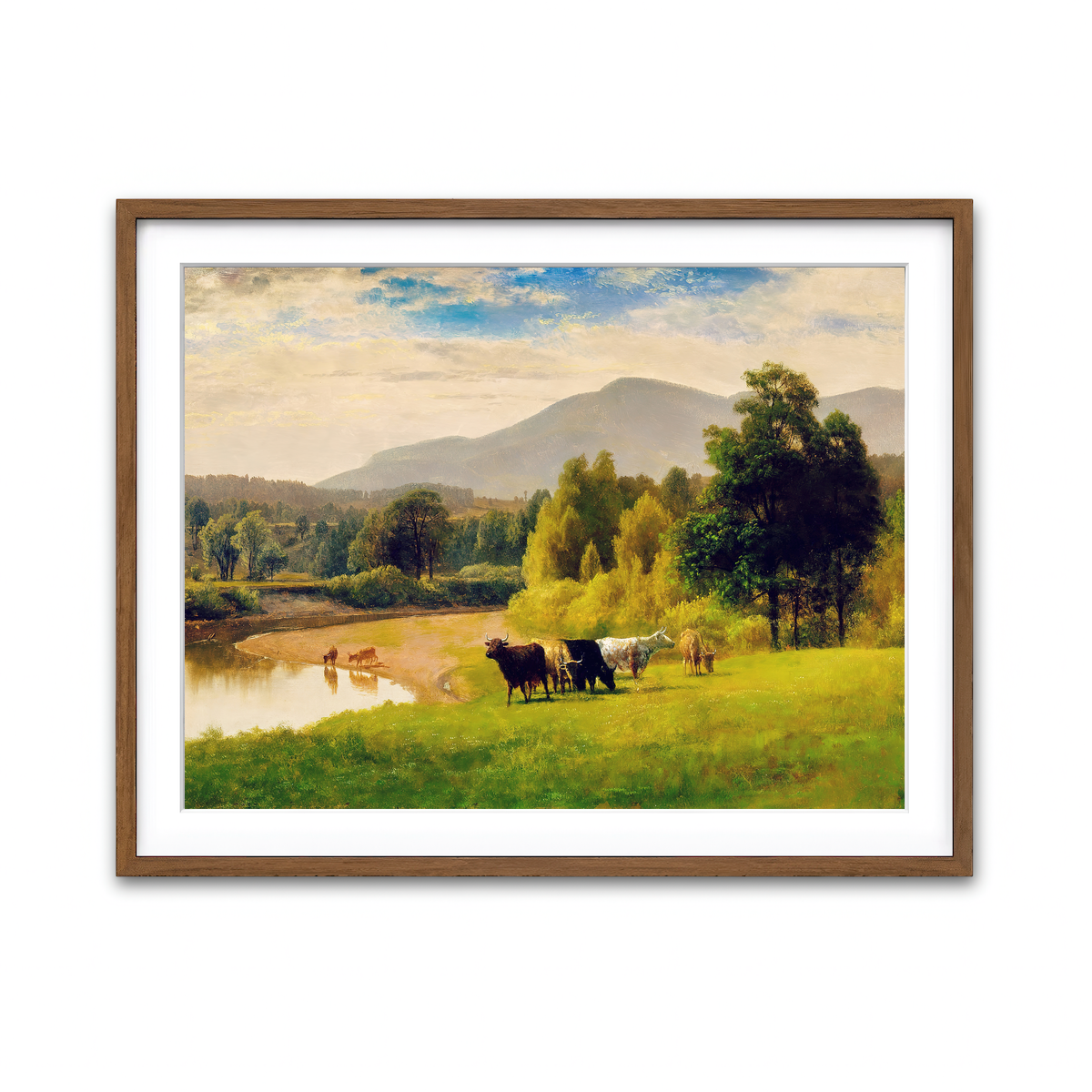 Framed Print 4x3 Walnut