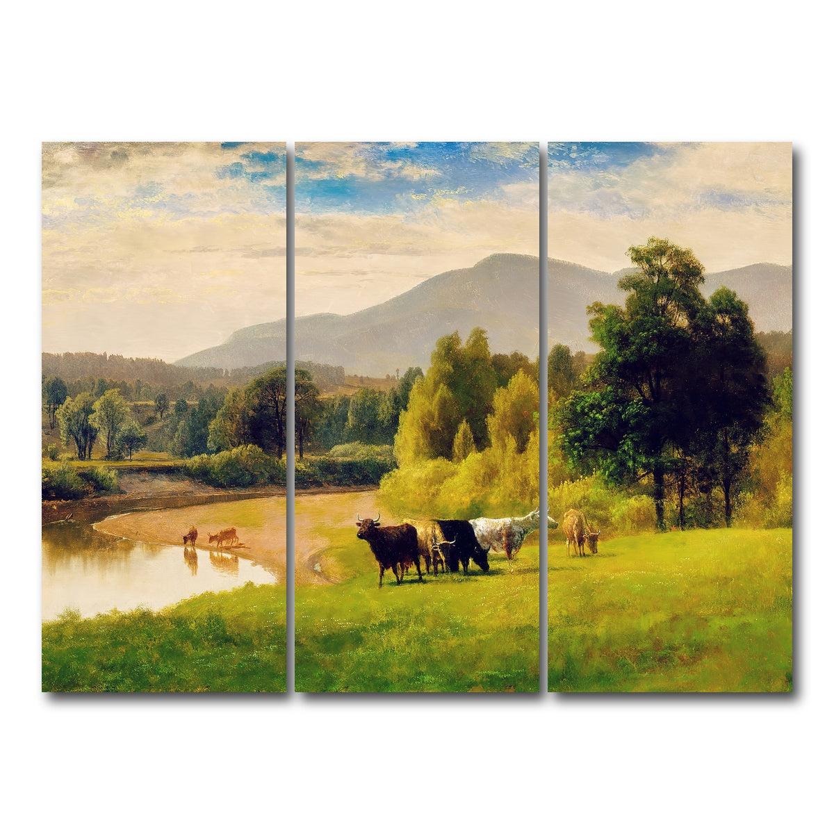AUTO-MOCKUP WHITE | Pasture lands | 3 Piece | Gallery Wrap Canvas | group=8x18