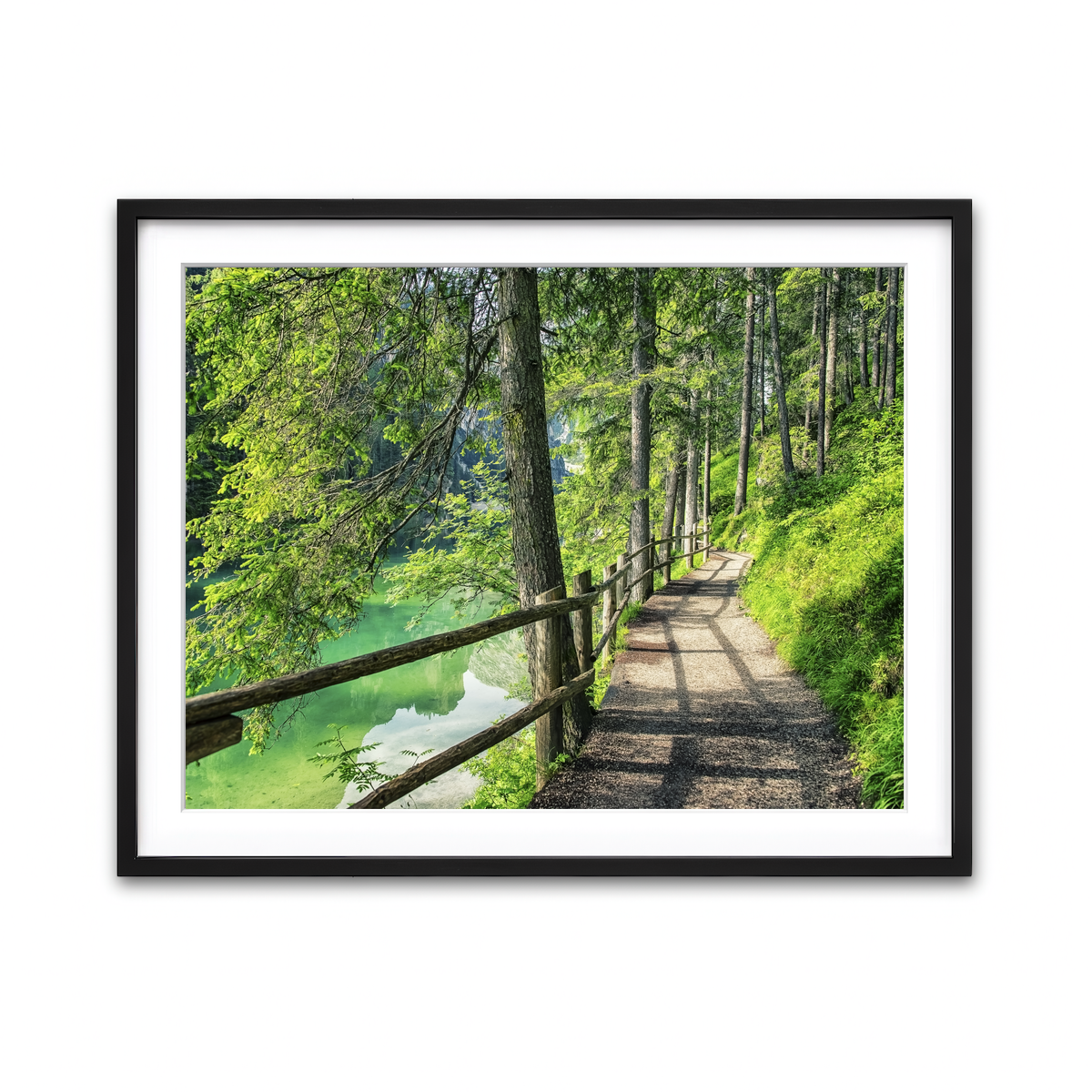 Framed Print 4x3 Black