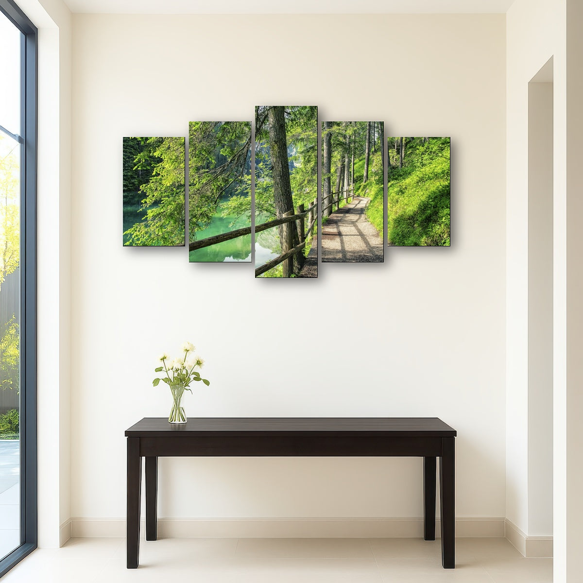 AUTO-MOCKUP ROOM | Path By The Lake