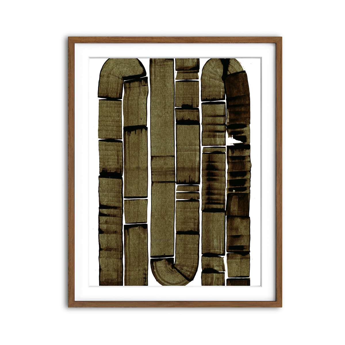 Framed Print 3x4 Walnut