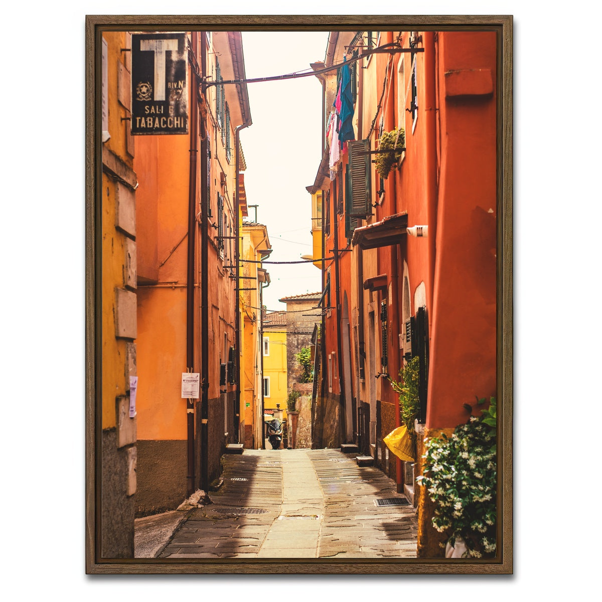 AUTO-MOCKUP WHITE | Pathway in Torano | 1 Piece | Walnut Framed Canvas | group=3x4