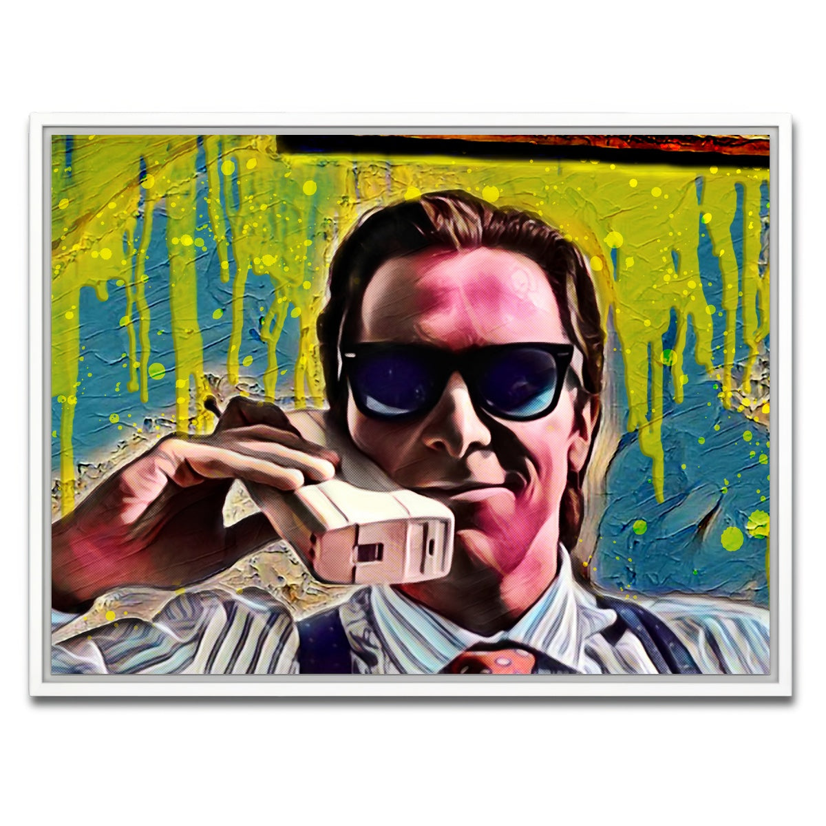 AUTO-MOCKUP WHITE | Patrick Bateman | 1 Piece | White Framed Canvas | group=4x3