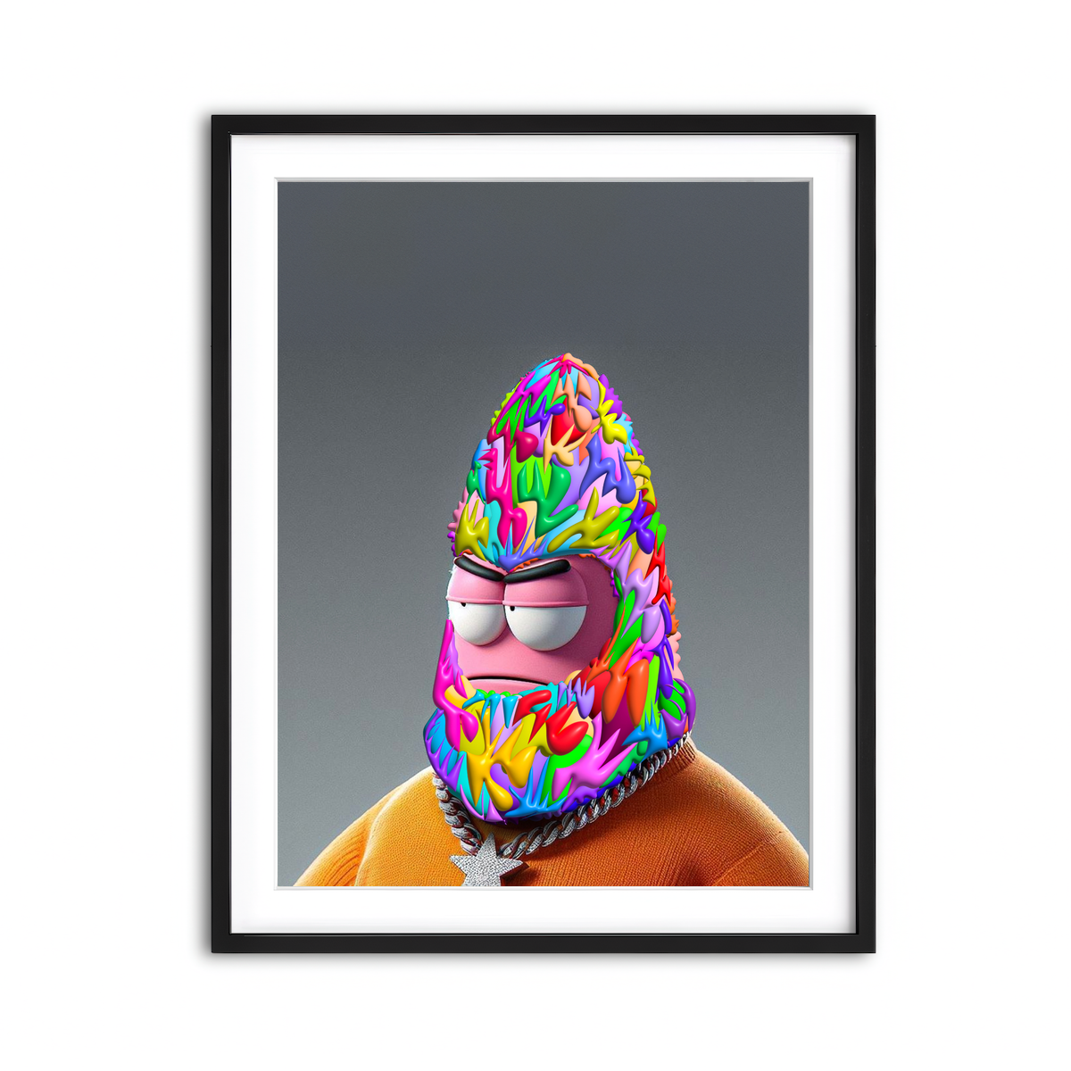 Framed Print 3x4 Black