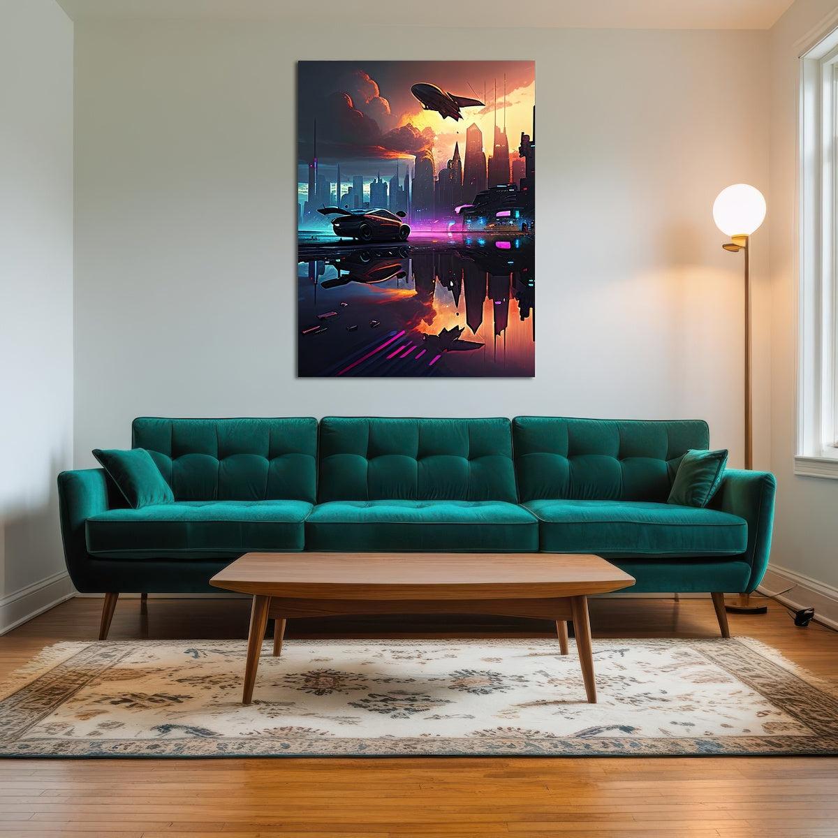 AUTO-MOCKUP ROOM | Patrol Over the Cyber Metropolis