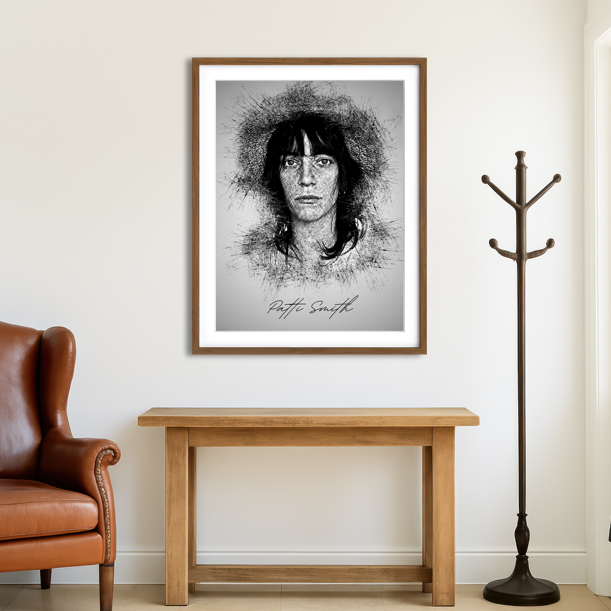 AUTO-MOCKUP ROOM | Patti Smith Wall Art