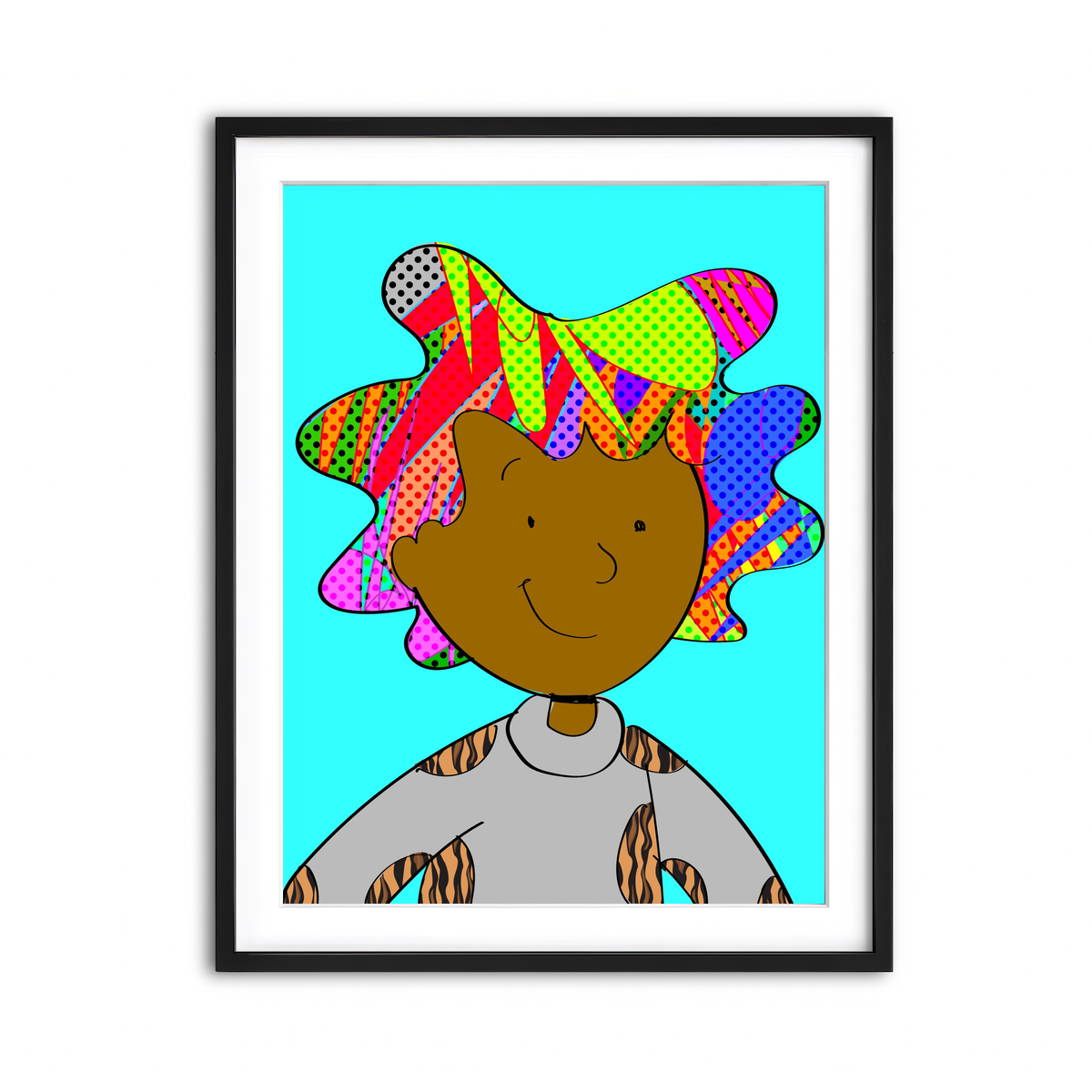 Framed Print 3x4 Black