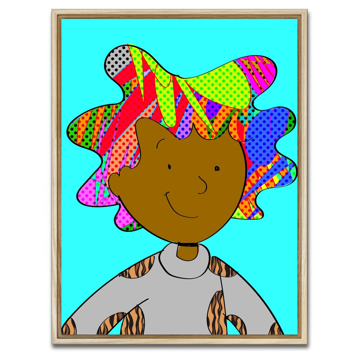 AUTO-MOCKUP WHITE | Patti | 1 Piece | Natural Framed Canvas | group=3x4