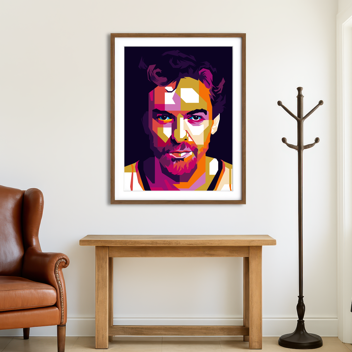 AUTO-MOCKUP ROOM | Pau Gasol Wall Art