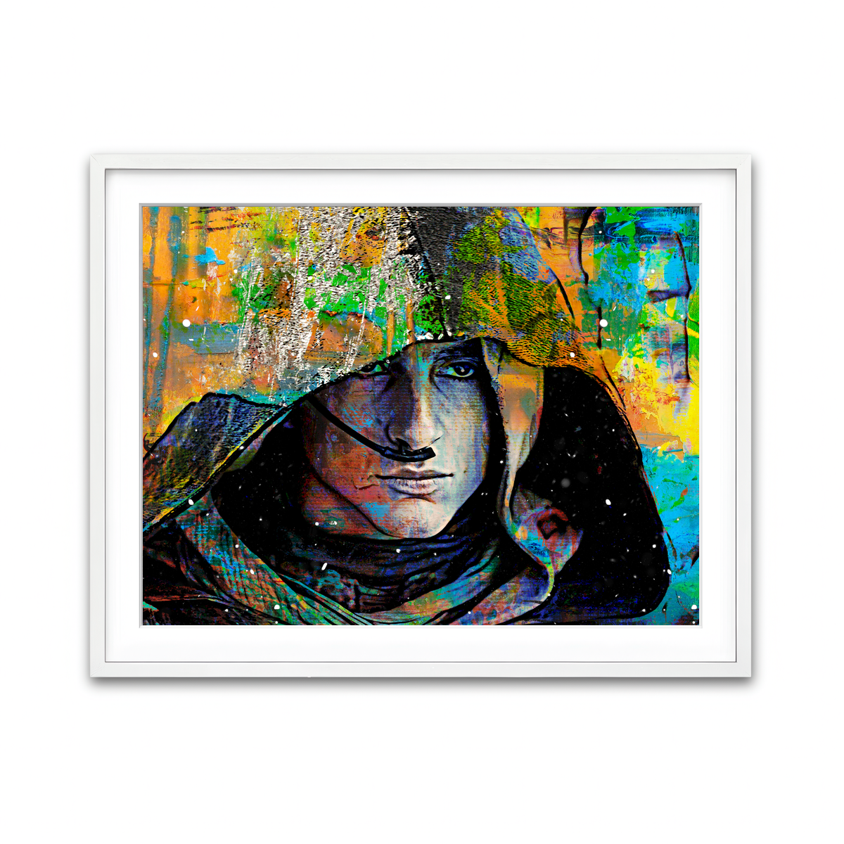 Framed Print 4x3 White