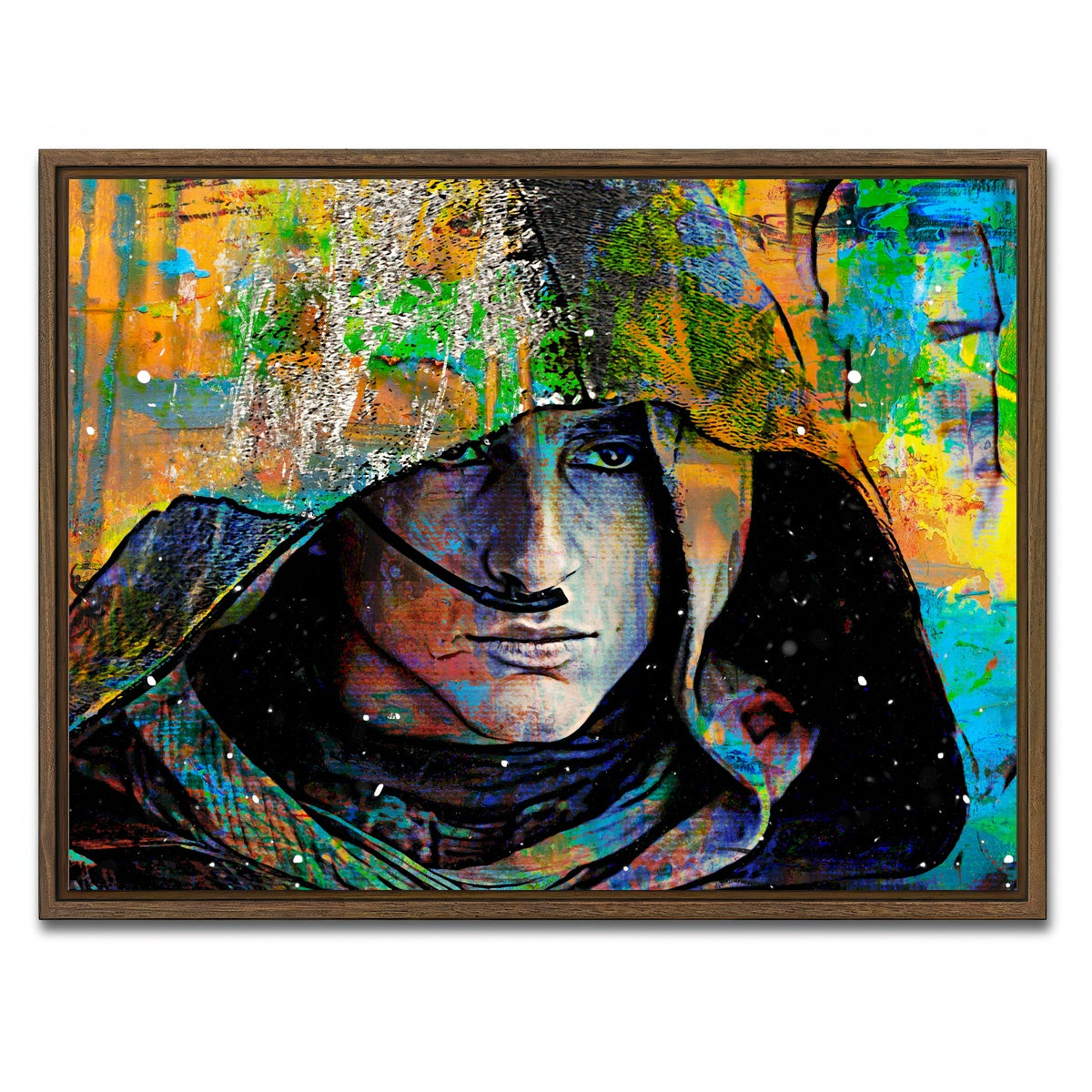 AUTO-MOCKUP WHITE | Paul Atreides | 1 Piece | Walnut Framed Canvas | group=4x3