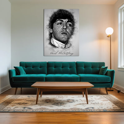 AUTO-MOCKUP ROOM | Paul McCartney Sketch