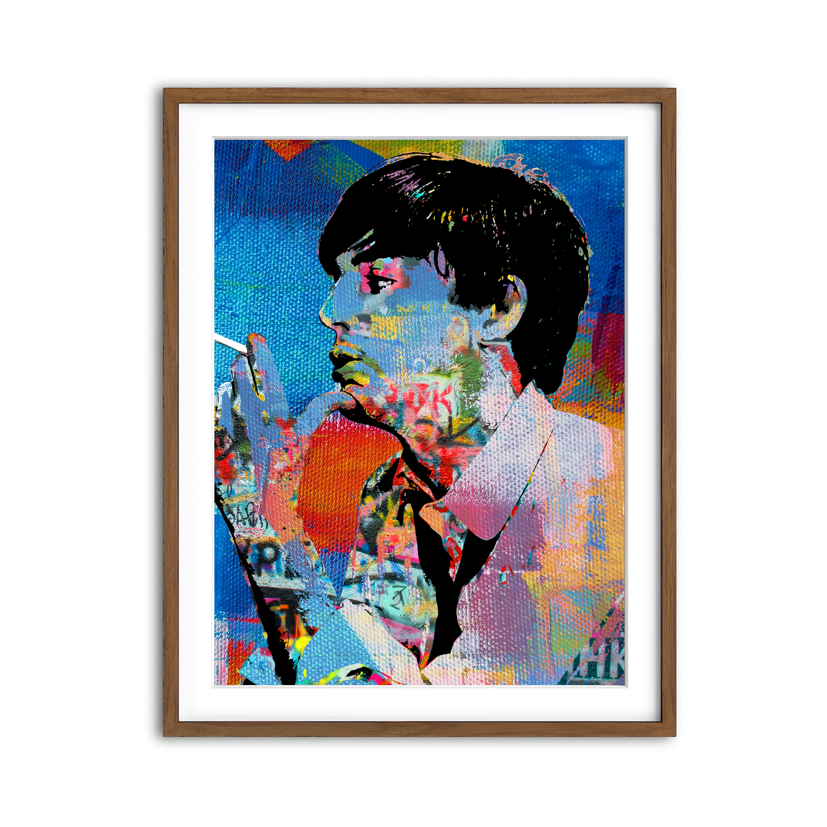 Framed Print 3x4 Walnut