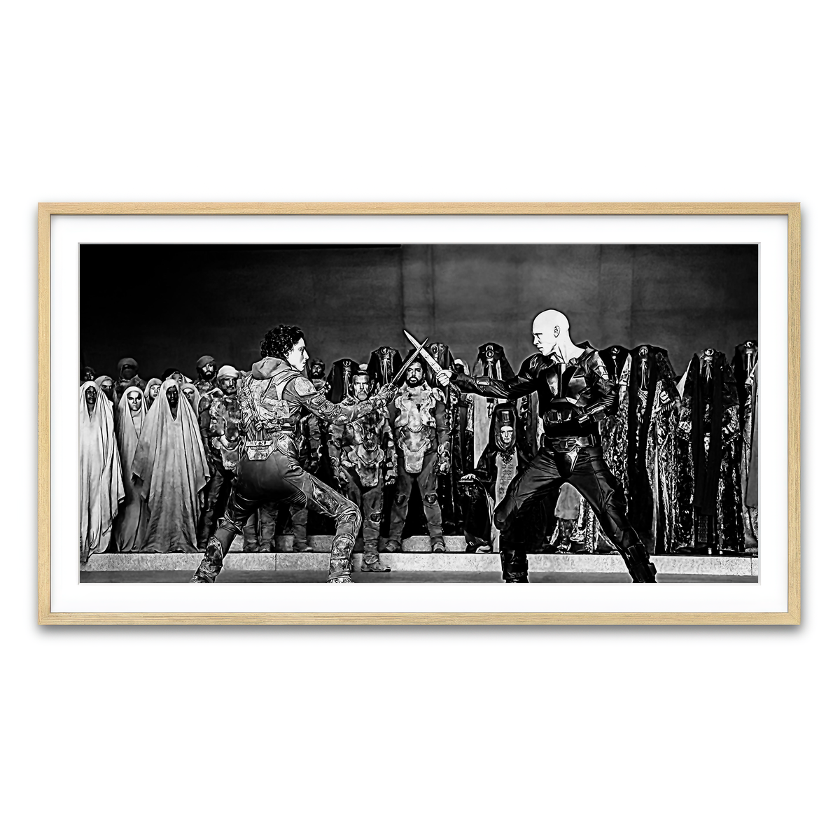 Framed Print 2x1 Natural