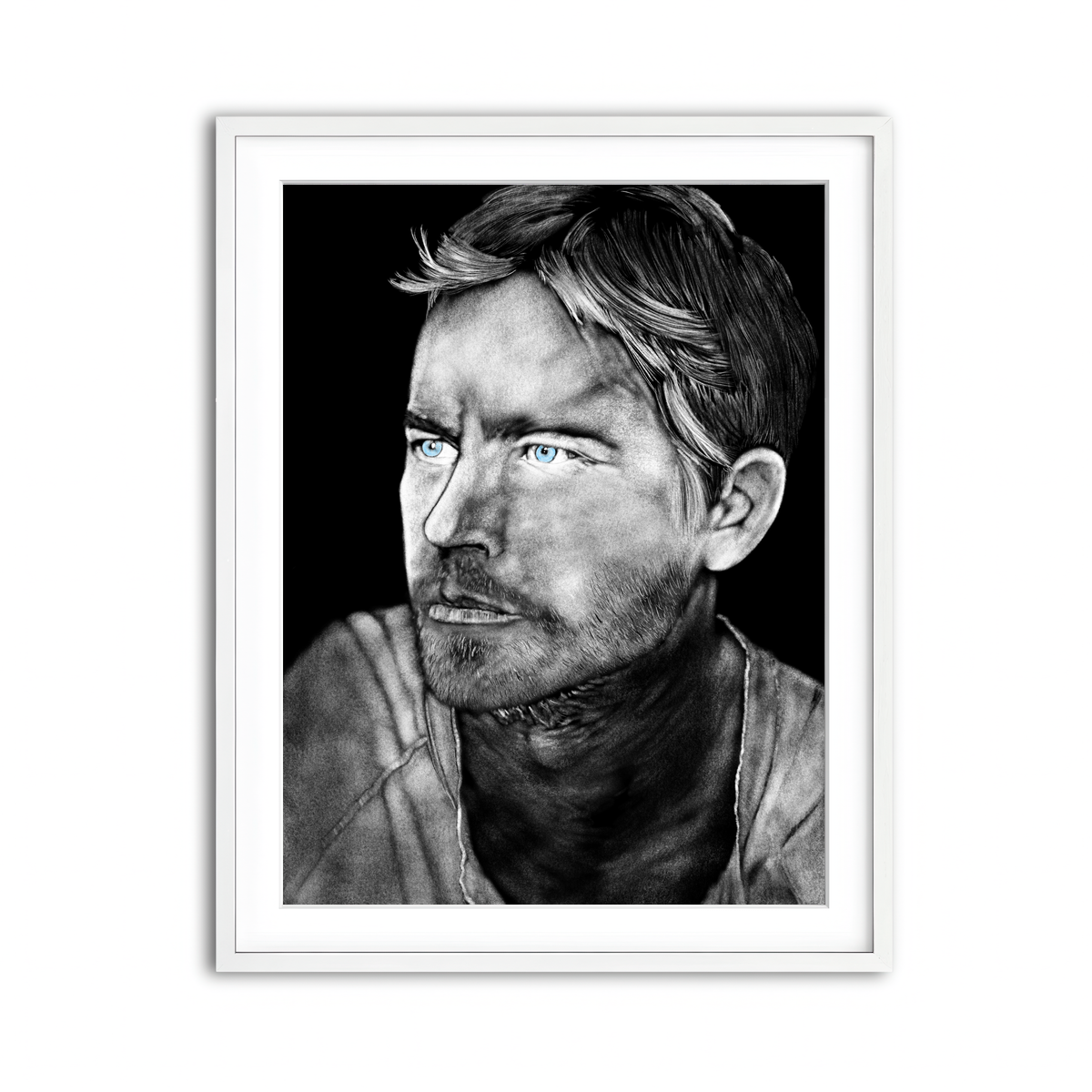 Framed Print 3x4 White